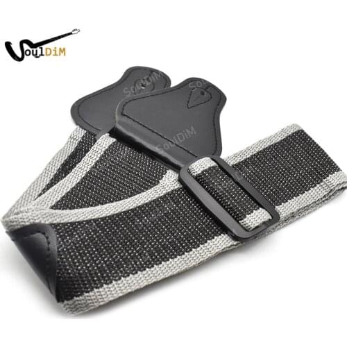 Adjustable Guitar Straps Shoulder Belt Electric Guitar Holder Strap Sling for Acoustic Ukelele Instrument with Guitar Picks Slot