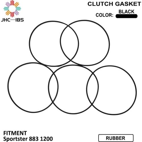 Motorcycle Rubber O-Rings Clutch Seal Gasket Cover For Harley Sportster 883 1200