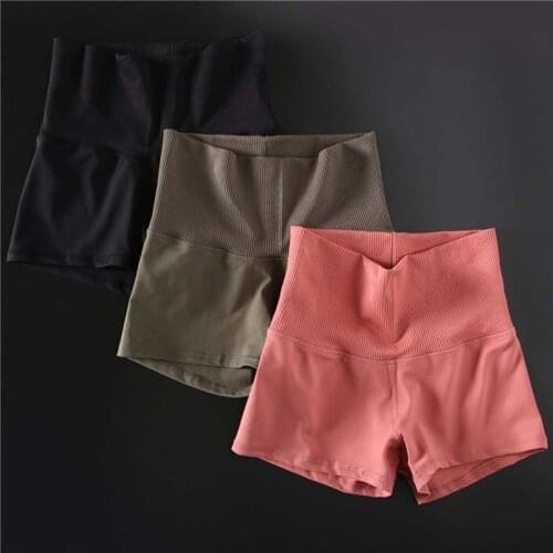 Women Seamless Gym Short Jogging Running Shorts High Waist Gym Compression Sports Shorts Yoga clothing