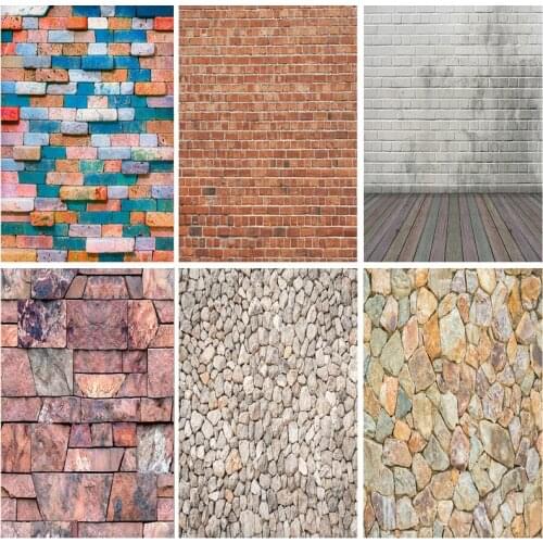 SHENGYONGBAO Art Fabric Photography Backdrops Prop Brick wall Theme Photography Background 210203TBZ-01