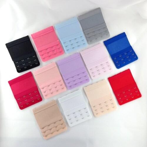 Bra Extenders Strap Buckle Extension 3 Rows 4 Hooks Bra Strap Extender Sewing Tool Intimates Accessories for Women Bra Strap