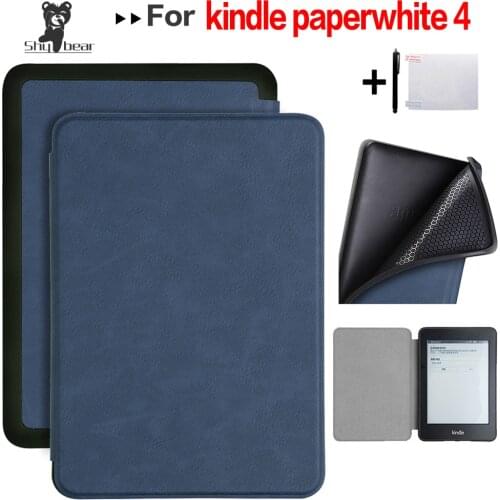 Smart Case for Amazon Kindle Paperwhite 4 E-reader for 2018 10th Paperwhite PQ94WIF E-book Case + Gifts