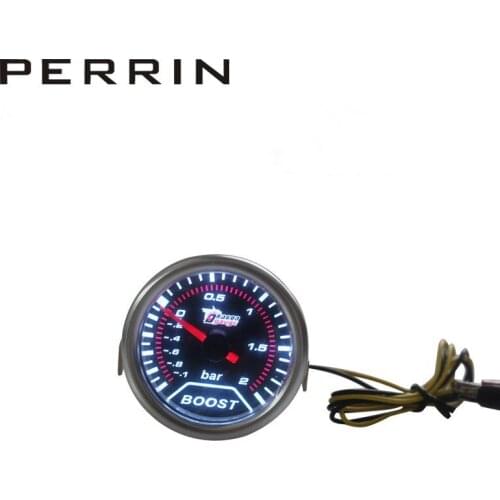 Universal 2 Inch(52MM) White Backlight Sunglasses Auto Car Turbine Turbo Boost Gauge -1~2 Bar