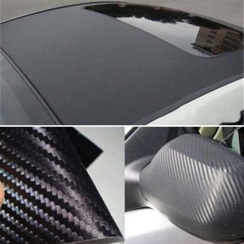 3D Carbon Fiber Vinyl Film Car Body Stickers Waterproof DIY Auto Interior Panel Car Styling Car Interior Accessories 127*30cm L1
