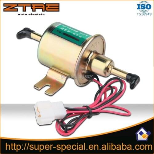 High quality electronic fuel pump HEP-02A 12V fuel pump for carburetor, motorcycle , ATV