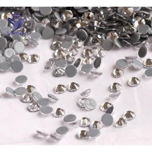 YANRUO 2058HF Crystal Hot Fix Rhinestones Crystal And Stones Flatback Rhinestones Hotfix Crystals Stones For Clothes Dresses