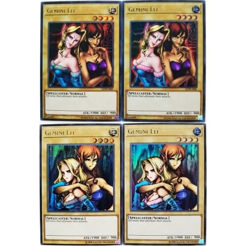 Yu Gi Oh SR Gemini Elf English DIY Toys Hobbies Hobby Collectibles Game Collection Anime Cards