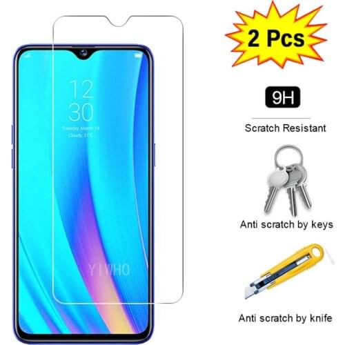 2 Pcs HD For OPPO A5 A9 2020 Protective Glass On Realme 6 Pro 6i 5i 5 X50 X50M X2 X3 SuperZoom C11 Screen Protector Safety Film