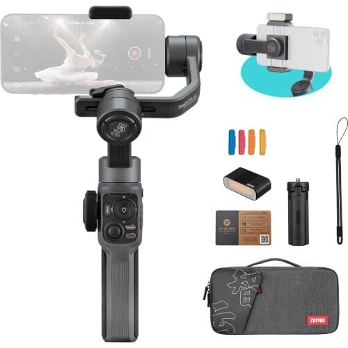 Zhiyun Smooth 4 Smooth4 Handheld Gimbal Stabilizer for iPhone X 8 7 Plus Samsung Galaxy S8+ S8 with Gimbal Tripod