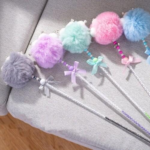 1Pcs Cat Teaser Toy Interactive Cat Toys Wand Cat Catcher Teaser Stick Kitten Toys Fairy Rod Teaser Wand Cat Toy Pet product
