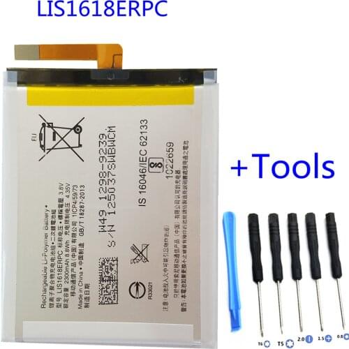 100% NEW Replacement LIS1618ERPC Battery For SONY Xperia E5 Xperia XA F3113 F3112 F3116 F3115 F3311 F3313 G3112 G3121 2300mAh