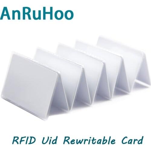 5/10PCS UID Smart Chip Key RFID Copy Token 13.56Mhz NFC Duplicator Badge 1K S50 Copier Clone Tag 0 Sector Rewriteable Card