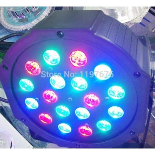 Free shipping EU/US Plug LED Par RGB Stage Light