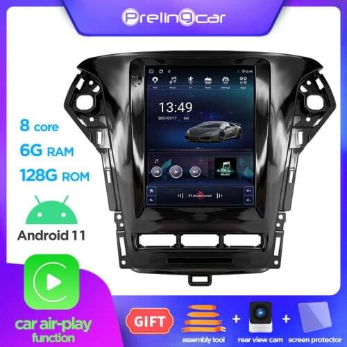 12.8 inch 4G Lte 32G ROM Vertical screen android 9.1 multimedia video radio player for Ford mondeo 2007-2013 navigation stereo