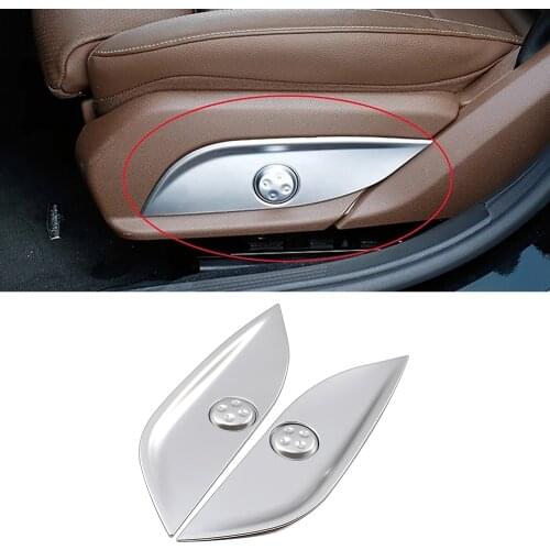 For Mercedes Benz E C GLC W212 W213 W205 X253 2015-2017 Car Styling Interior Refit Seat Adjust Switch Button Cover Panel Trim
