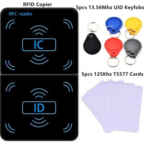 125khz 13.56MHZ NEW IC ID Duplicator RFID Reader Writer Decoding Function Card Copier