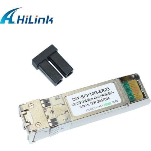 DWDM SFP+ 10GBASE-ER Duplex LC 10G C23 1558.98nm 40km DOM DWDM SFP+ Optical Modules