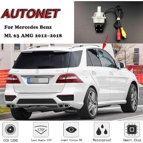 AUTONET Backup Rear View camera For Mercedes Benz ML 63 AMG 2012 2013 2014 2015 2016 2018 Night Vision/license plate camera