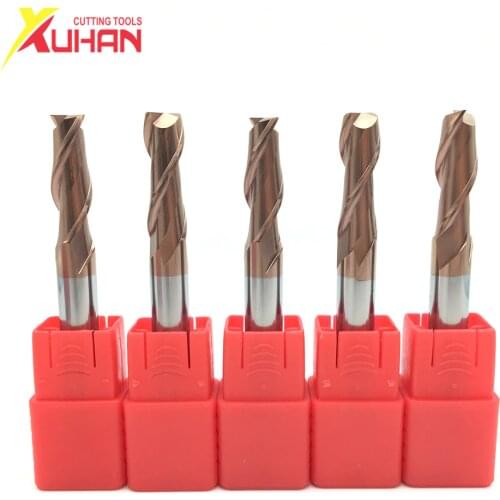2Flutes HRC55 End mill 8.0*8D*75L 1PCS 5PCS 10PCS Tungsten Steel Soild Carbide Endmills cutting tool CNC maching milling cutter