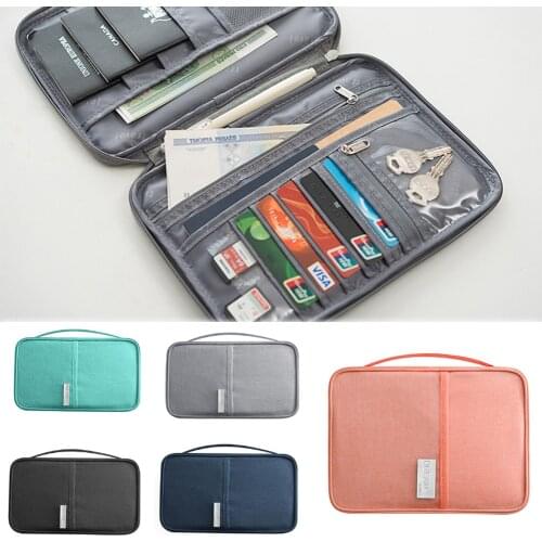 Creative Waterproof Travel Wallet Passport Holder Document Case Organizer Family Travel