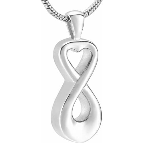 Memorial Jewelry Infinite Cremation Urn Necklace Memorial Ashes Keepsake Jewelry Pendant