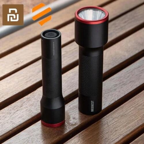 New Youpin BEEBEST Flashlight IPX7 Waterproof LED Light Rechargeable Powerful Night Lighting For Outdoors Camping SOS