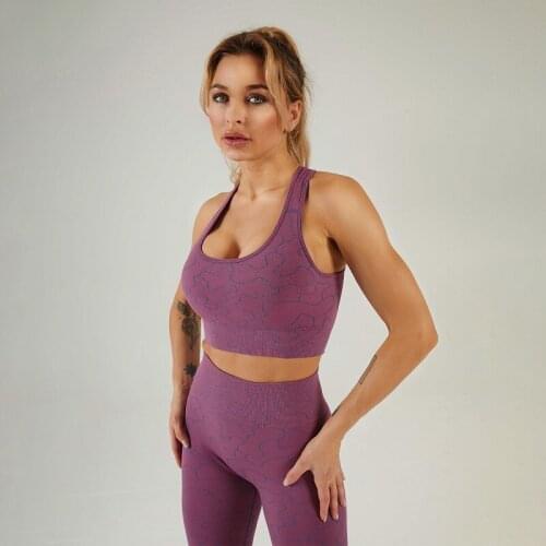 New Seamless Sports Yoga Fitness Breathable Soft Crop Top Shockproof Gathered Running Yoga Bra For Women
