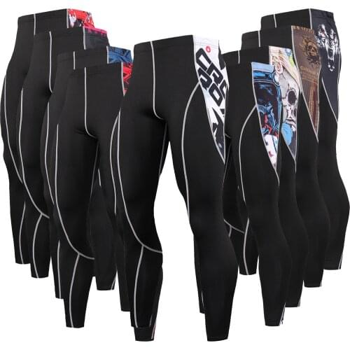 Compression Pants Running Tights Men Leggings Gym Fitness Crossfit Quick Dry Sportswear Workout Training Bottoms Sport Trousers