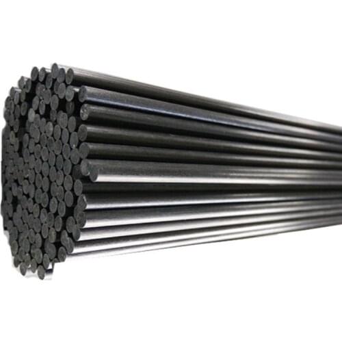 2pcs length 500mm Carbon Fiber Rods For RC Airplane Matte Pole 2mm 1mm 1.5mm 2.5mm 3mm 4mm 5mm 6mm 7mm 8mm 10mm 11mm 12mm