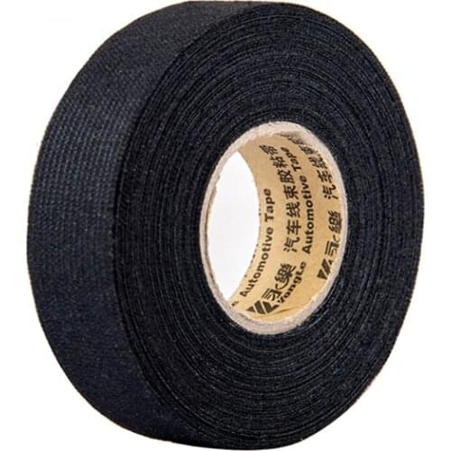 19mmx20m Universal Flannel fabric Cloth Tape automotive wiring harness flannelet glue high temperature tape