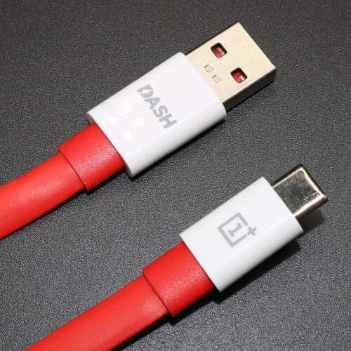 USB to USB C charging cable Flat Cable OnePlus 5/6 Dash Flash Charging Type C Data Cable 3T Flash Charging Data Cable 5V 4A