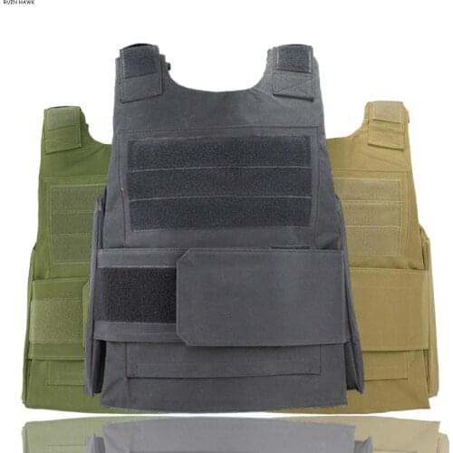 Military Airsoft Outdoor Body Armor Shooting Paintball Adjustable Straps Combat Vest Outdoor Cs Game Tactical Gear