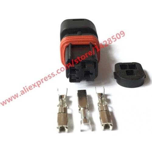 20 Sets Kaifa High Quality 3 Pin Female Wiring Waterproof Electrical Connector Automobile