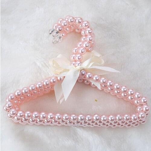 1Pcs for Dog Clothes Plastic Beads Pet Clothes Children Pearl Clothes Hangers Fashion Hanger Supplies for Clothes Baby