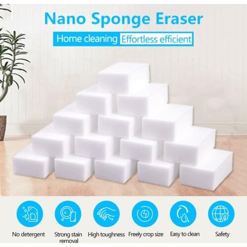 10/20PCS Kitchen Accessories Nano Magic Sponge Eraser Melamine Sponge Home Clean Dish Washing Tool Kitchen Duster Wipe Clean Up