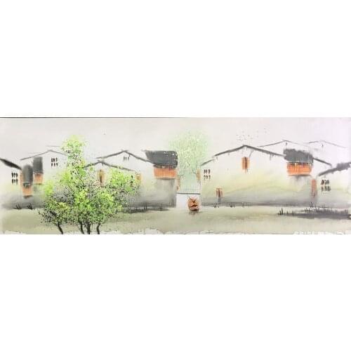 100% Hand Painted Modern Chinese Landscape Oil Painting on Canvas Abstract Canvas Painting Wall art Picture for Home Decoration