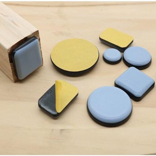 2-8pc Slider Pad Heavy Furniture mobile floor protection Thickening Bumper Table leg Bases Protector Carpet Anti-abrasion Mat