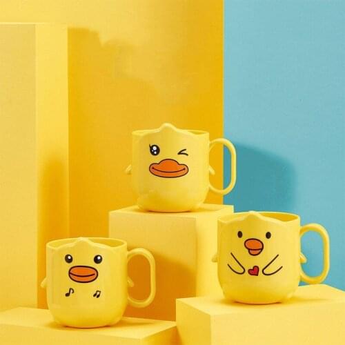 Cartoon Expression Mouthwash Cup Creative Children Brushing Cup Plastic Cup Toothbrush Toothbrush Cup Baby Drinking Cup 2020 New