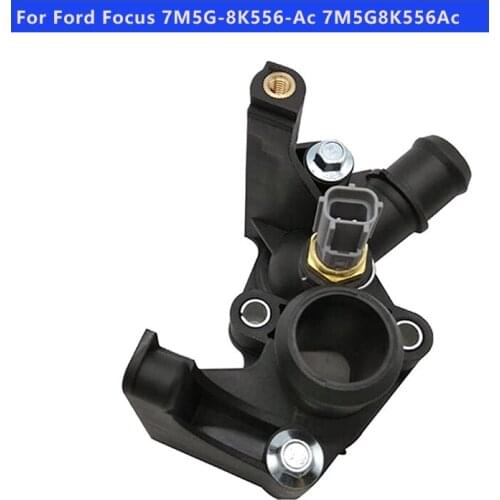 1Pcs ABS Black Thermostat Housing Cover For Ford Focus 7M5G-8K556-AC 7M5G8K556AC Auto Replacement Parts Car Accessories For Ford