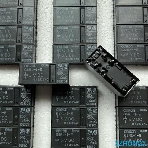 G5RL-1-E 5VDC 12VDC 24VDC 5V 12V 24V 16A 250VAC OMRON