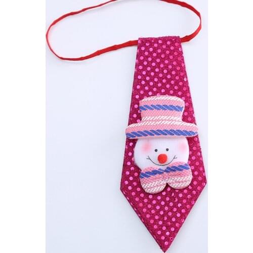 Sequined Tie Collar Christmas Decoration Adult Children Holiday Gift Small Creative Gift Fits For Stage Performances