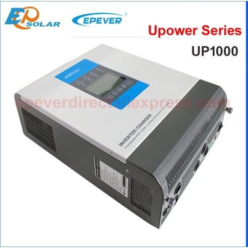 1000VA UPower inverter with charger hybrid Pure Sine Wave Inverter 12V/24V MPPT Solar charger controller Battery charger 24V
