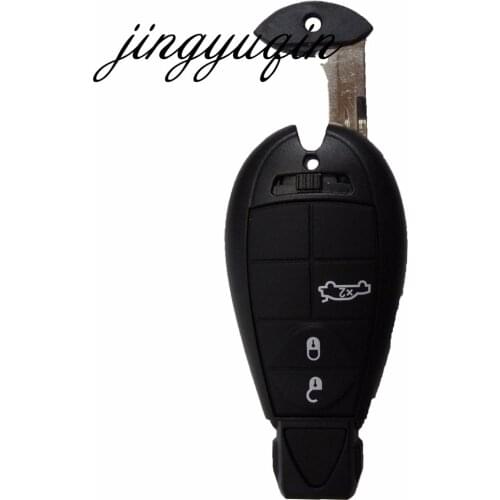 Jingyuqin 3 + 1 Panic 4BTN Smart Remote FOB Key For Jeep Dodge Charger Magnum Challenger Chrysler 300