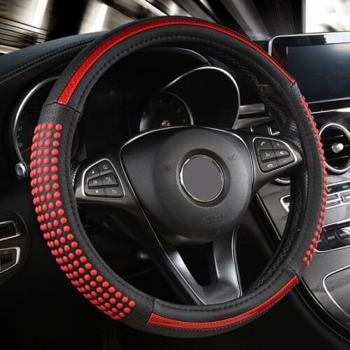 ZHOUSHENGLEE Leather Car Steering Wheel Cover For Mercedes Benz all models E C ML GLK GLA GLE GL S R A B CLK GLC CLA CLS G GLS