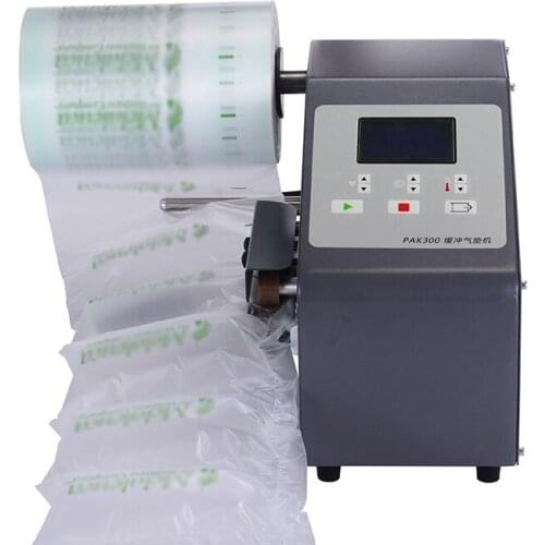Air Cushion Machine Bubble Bag Inflator Buffer Packing FiIm Package Wrap Roll Air Filling Machine Film Inflator 6-14 m / min