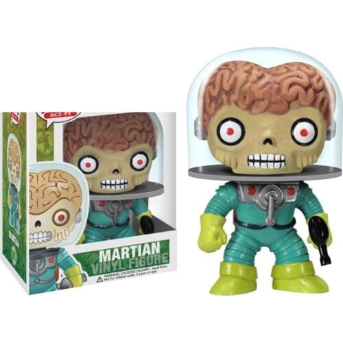 MARSATTACKS MARTIAN 01# Vinyl Action Figures brinquedos Collection Model Toys for Children gift