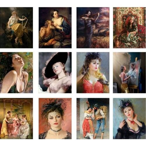 Oil Paint By Number Sexy Girls For Adults Beginner Kits Oil Painting By Numbers Drawing An Canvas Home Decor