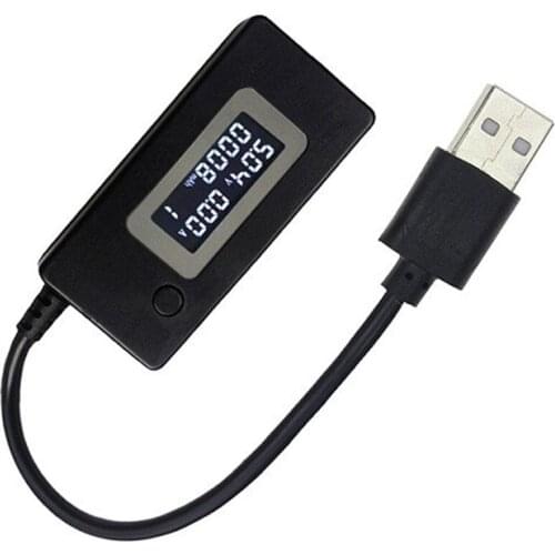 Mini LCD Ammeter Display DC 3V-7V Voltage Current capacity Monitor tester meter Detector Mobile power Banks tester
