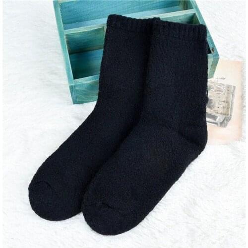 3 Pairs Men Socks Winter Durable Canada 30 Degrees Below Zero Resist Cold Wool Socks Men Thicken Pile Casual Fashion Calcetines