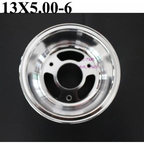 New 13x5.00-6 inch aluminum rim Motorcycle Kart Four-Wheeled ATV Modified 13x5.00-6 Inch good Tires Off-Road Tire Wheel
